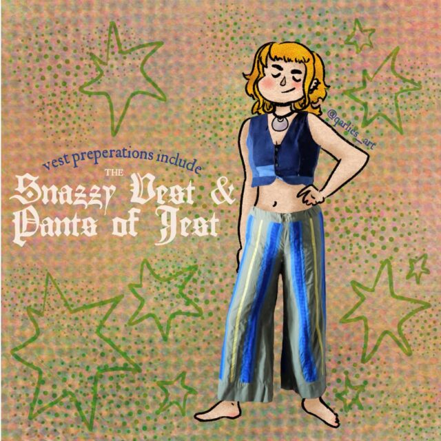 DO NOT WORRY! My striped corduroy projects sketches have NOT left my mind! The road to the finished product is just taking a bit longer than expected... Here are two projects I have done in preparation.
This denim vest was a test of a pattern I'm drafting, (I've decided it's going to be a vest), and the pants were an experimentation in striped patchwork quilting.
A most deliciously medieval vest coming soon!
#sewingmachine #handmadecrafts #handmade #sewingproject #sewing #conceptartist #illustration #folkartist #montanaartist