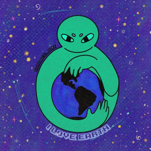I also love earth but in a slightly less sinister way than this alien. 😬

 #graphicdesigner #graphicdesign #digitalartwork #digitalart #illustration #montanaartist #illustrator