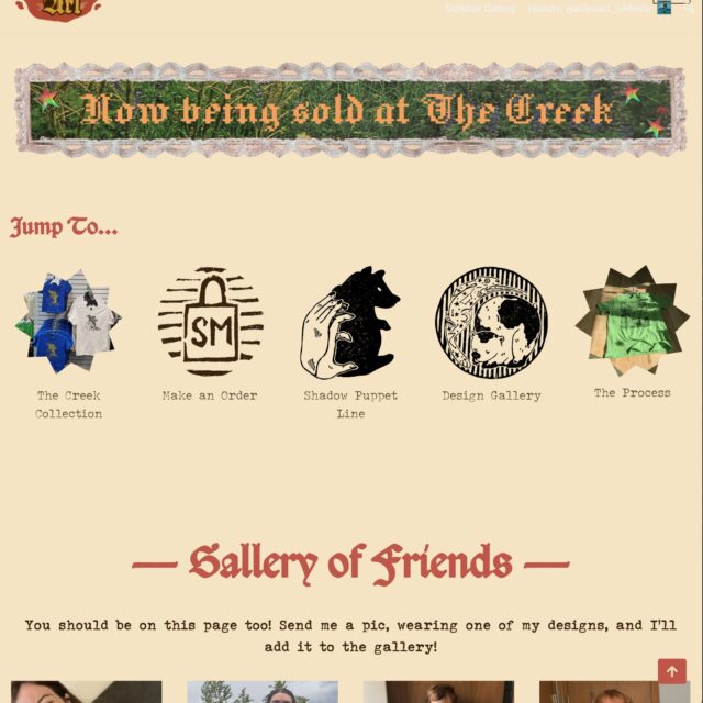 🎶I made a new page on my website 🎶
I haven't been posting so much lately, but it's because I've been working on some very cool projects! I'm planning on posting more soon, but in the meantime, you should check out the new page I just built for all my t-shirt printing.
https://www.qarliesart.com/hand-printed-tees/
Pick up one for yourself this Saturday at the Lakeside Farmers Market!
#montanaartist #colorfulprints #illustration #handmade #handmadecrafts #digitalartist #tshirtdesign #tshirts #webdesign #webdesigner