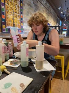 Ceramic painting! A recent hobby of mine :)